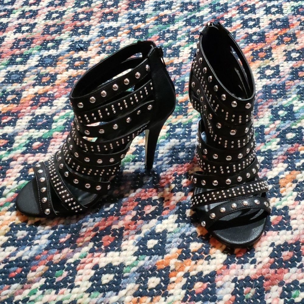Torrid black studded high heels